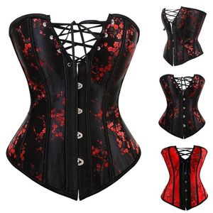 Men's Body Shapers Fashion Women's Boned Corsets Printed Shapewear Outfit Sexy Underwear Petty TopMen's