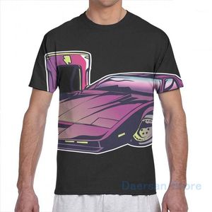 Męskie koszulki Knight Rider Mężczyźni T-shirt Kobiety na całym Druku Moda Dziewczyna T Shirt Boy Topy Trójniki Krótkich Tagów