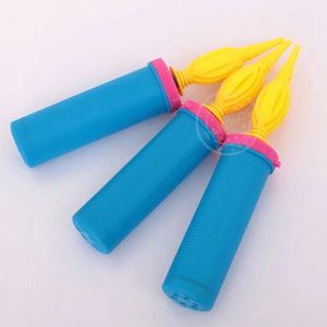 Party Decoration 1pcs High Quality Plastic Hand Soccer Needle Ball Balloon Inflator Air Pump Foot