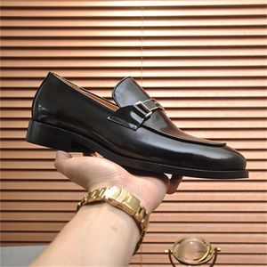 A1 4 Style Luxury Design Fashion high quality Designer shoes Soft Leather men leisure dress shoe for man party lazy falts Loafers 38-45