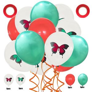 Party Decoration Color Swallowtail Butterfly Latex Balloon Insect Animal Baby Bright Birthong Balloons Globosparty