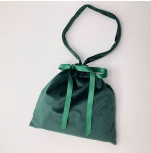 Anpassad sammet gåva dragkedja väska med handtag smycken förpackning påsar pack av personliga llogo födelsedag bröllopsfest godis gåva säck