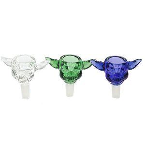 Heater Wax Adapter Glass Attachment Mini Elves Mouthpiece Cap Bubble Head 14mm Connection Christmas Gift