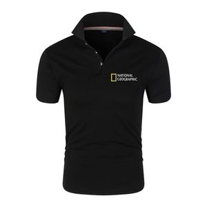 National Geographic Poloshirts aus 100 % Baumwolle für Herren und Damen, Unisex, Übergröße, kurzärmelig, Poloshirts, Herrenmarken, lässig, 220702