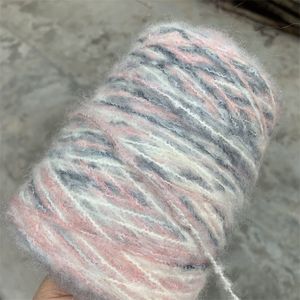 Limite g colorant d espace de fantaisie unique en peluche douce mohair laine à tricotage Fil à main à couture de couture organique Crochet Fil x5140 T200601