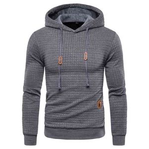 Herbst Winter Mode Hoodied Herren Sweatshirts Plaid Baumwolle Hoody Hoodies Für Sportswear Casual Hoodie 210924