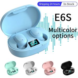 E6S E7S TWS Fone Bluetooth Earphones Wireless Headphones Sport Headsets with Microphone Handsfree Earbuds For Samsung Xiaomi Redmi All Smartphone