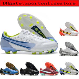 top quality mens soccer boots Tiempo Legend 9 Elite FG football cleats scarpe calcio outdoor shoes Firm Ground Breathable