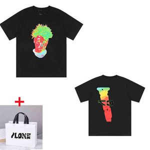 10-10 22ss High quality mens T-shirts women's tops summer high-end V letter printing ins trend men and women the same style