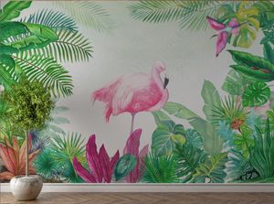 Heminredning 3D väggmålning för väggar landskap grönt bambu papel de parede stereoskopiska bakgrund väggklistermärken