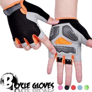Cycling Gloves Anti-slip Anti-sweat Men Women Half Finger Breathable Anti- Sports Bike Bicycle GloveCyclingCycling