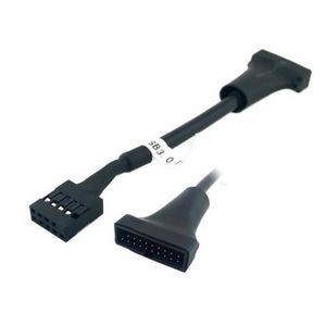 USB 2.0 Pin Kvinna till moderkort 3.0 Manlig förlängningskabel i lager Snabb leverans