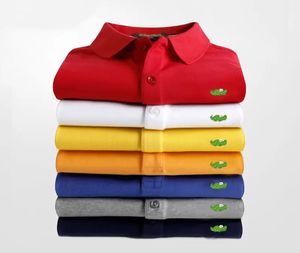 new Spring Luxury Italy Men T-Shirt Designer Polo Shirts High Street Embroidery small horse crocodile Printing Clothing Mens Brand Polo Shirt size S-6XL