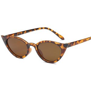 Óculos de sol Rave Festival Leopard Small Fashion Women Designer Brand Sexy Adult Copos Put UV