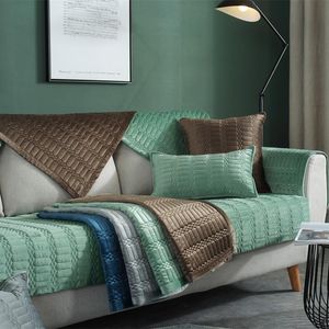 Pokrywa krzesła 1 sztuka nowoczesna minimalistyczna nie poślizgowa sofa okładka Holland Velvet Light Luksusowe cztery pory roku Uniwersalna poduszka ręcznika podłokienia
