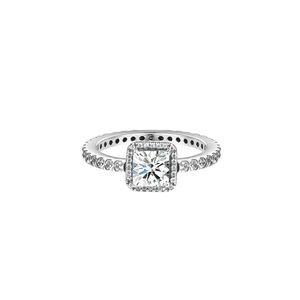Pierścienie klastra Authese 925 Srebrny pierścionek Clear CZ Timeless Elegance Finger for Women Wedding Jewelry Bague Femme Argentcluster
