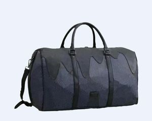 55 cm Seesäcke Farbverlauf Mode große Blume Männer Frauen Reisetasche Duffle PU Leder Gepäck Handtaschen große Kapazität Sport Koffer