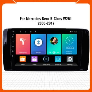 9 tum Auto Radio Android 10 bilvideostereo för Benz R 2006-2014 GPS Navigation BT WiFi