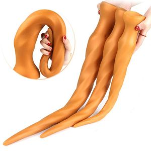 62 cm Super Długie Zabawki Anniowe Duży Dildo Butt Wtyczka Prostaty Masaż Od Anus Dilator Big Anal Plug Dorosłych Erotycznych Sex Zabawki Dla Mężczyzn Kobieta 220413