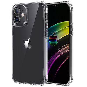 1.5MM Acrylic Clear Cases Military Grade Drop Protective Shockproof Soft Edge For iPhone 13 12 11 Pro Max XR XS X 8 7 Plus SE2 Samsung S20 S21 FE S22 Ultra A51 A71 5G A21S