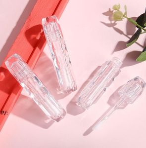 3ml clear lábios brilho wand canal embalagem vazia diy diamante labelo gloss garrafa cosmético lipgloss recipiente transparente lipst gcb15099
