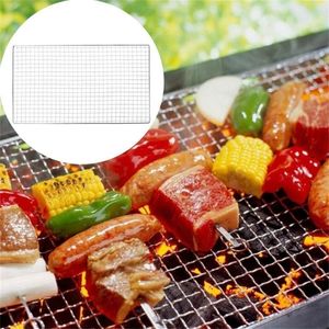 Multifunktions Eisen Antihaft Grill Rack Backen Draht BBQ Zubehör Outdoor BBQ Kühlung Mesh Grill Werkzeuge Gril Rack N1N0 T200506