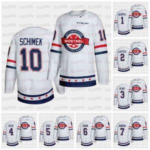 C202 USA Equipe Branco 2021 Biotelel All-American Game Hockey Jersey Remington Keopple Daniel Laatsch Jack Pear Cooper Wylie Ryan Ufko Shai Buium