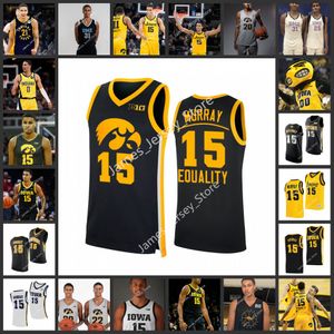 Keegan Murray Basketball Jersey Iowa Hawkeyes Stitched College Jerseys 2022 NCAA School Basketball Wears