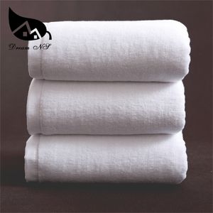 Dream NS Big 100X200cm White Adult Soft Terry Sofa Customize Name Bath Pure Cotton Towel 220616