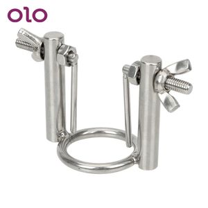 OLO Harnröhren-Dilatatoren, Penis-Plug, Katheter, Geräusche, verstellbarer Stimulator, Masturbator, Edelstahl, sexy Spielzeug für Erwachsene für Männer