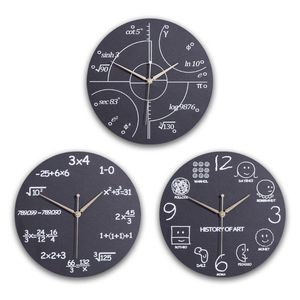 Wall Clocks Math Clock Unique Modern Design Novelty Maths Equation - Each Hour Marked By A Simple EquationWall ClocksWall