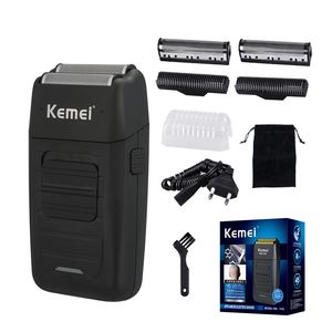 kemei 3D electric shaver men electric razor rechargeable floating beard shaverS hair trimmer face care shaving machine