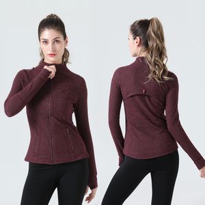 Damenbekleidung, Oberbekleidung, Mäntel, Jacken, Batik-Yoga-Sportjacke, Damen-Nylon-Reißverschluss, Yoga-Kleidung, langärmelige Oberteile, Daumenlöcher, Jogger