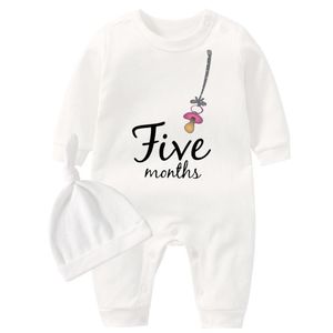 Наборы одежды Ysculbutol Baby Bodysuit 0-12 месяцев Милая девушка Первый день рождения подарок девушки летнее платье