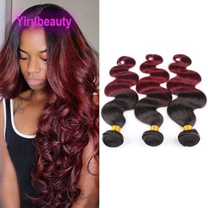 Wholesale malaysian hair 18 inches for sale - Group buy Brazilian Human Virgin Hair Yirubeauty Body Wave B J Ombre Color Indian Peruvian Malaysian Double Wefts inch
