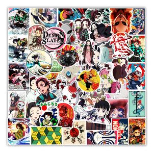 New Sexy 50pcs Demon Slayer Anime comics Cartoon Stickers Decals DIY Bike Skateboard Fridge Laptop Kid Cool Graffiti Sticker Classic Toys