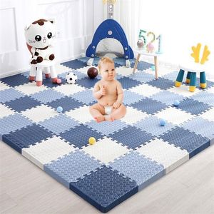 30cm Baby Foam Crawling Mat Children EVA Educational Toys Kids Soft Floor Game Mat Chain Fitness Brick Gym Game Carpet 220531