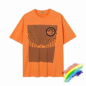 Orange Vintage Cav Empt T-shirt Men Women Best Quality Beautiful Washed Cavempt Ce Tee Slightly Oversize Tops tees Short SleeveT220721