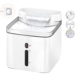 3L Automático Pet Gato Beber Fonte de Água Dispensador Beber Fonte Bacia Alimentador Gatos Cães Filtro Tranquilo Com Sensor Cy0006 220323