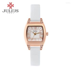 Wristwatches JA-759 Montre Femme Bracelet Watch Leather Luxury Antique Square Casual Dress Wrist Whatch Women's RelogioWristwatches Hect