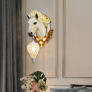 Nordic Wall Lamps Villa Bar stairs Dining Room Sconce Bedroom Bathroom Light Living Room Creative Decorative Lamp Modern