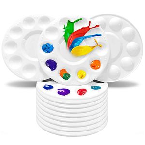 Tavolozze di vassoi di vernice in plastica per bambini Studenti per dipingere su progetti scolastici o forniture artigianali per lezioni d'arte KDJK2207