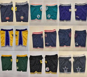 2022 Herren-Fußball-Neue, modische, genähte Shorts mit elastischem Bund in Größe S-2XL, Vintage-Stil, 49, rote und schwarze Farbe, Fußball-Trainingsbuchstaben-Shorts