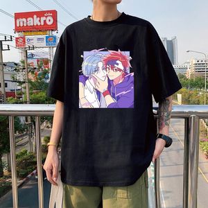 T-shirt da uomo Anime SK8 The Infinity Kawaii Cartoon Langa Hasegawa Reki Kyan Uomo Donna Harajuku Estetica Manga T-shirt manica corta