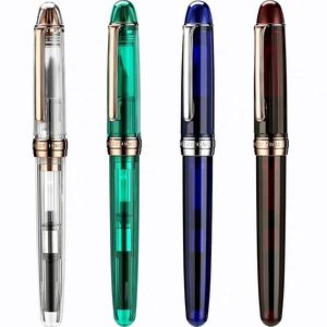 Business Fountain Pen estilo japonês natami resina tinta Fine Nib Converter Filler Stationery Office Supplies Writing Y200709