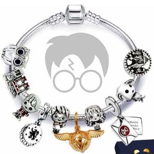 Moda 925 Sterling Silver Cartoon Star Torba Niedźwiedź Jednorożec Wars Murano Lampwork Szkło Europejskie Charm Koraliki Zwisają Pasuje Pandora Charm Bransoletki Naszyjnik