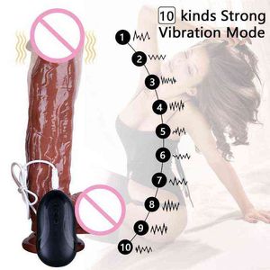 NXY Dildos Realista Vibradores Consoladores Para Las Mujeres Swing Vibrador Vibracin Juguete Cinsel Pene G-Spot Masaje Adultos 220111