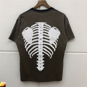 Kapital Bone T Shirt Men Men Casual Tshirt Fast 210420