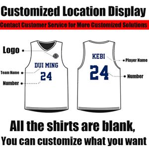 Anpassad alla lag baskettröjor med shorts 2022 Ny säsong anpassad logotypmärke sponsor personligt namn och nummer basketuppsättningar - måste kontakta oss anpassa oss
