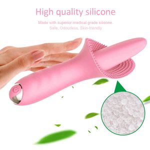 Sex toy s masager Tongue Licking g Spot Clitoral Vibrator Clit Tickler Toy Massager for Women 10 Pattern Vibrating Vaginal Massage Adult 8GET